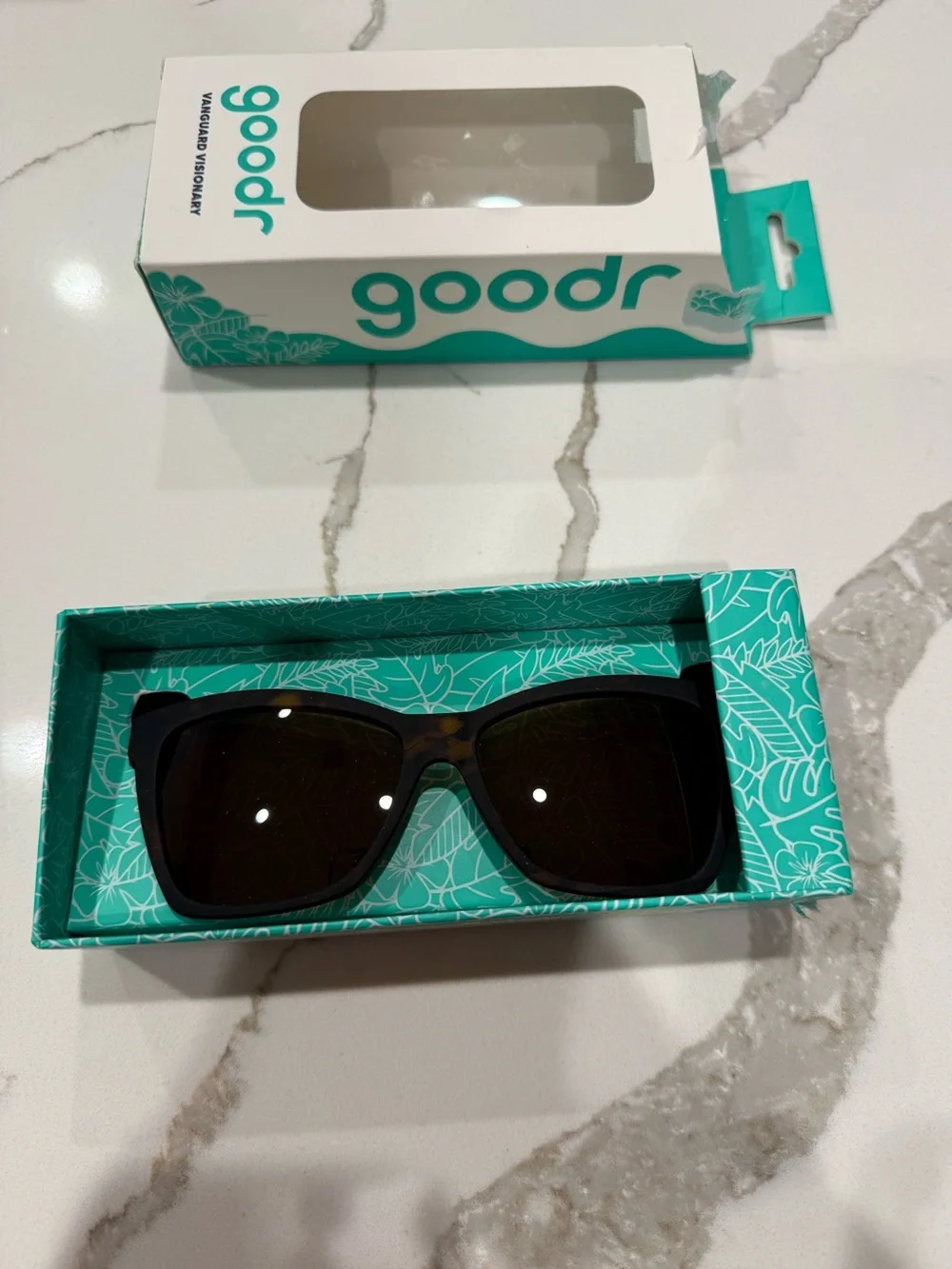 No bounce, No slip Visionary Sunglasses - Polarized Tortoise Frames.